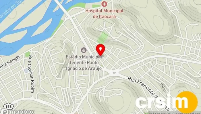 mapa de DIRCEA MODAS Loja de Roupa em Itaocara