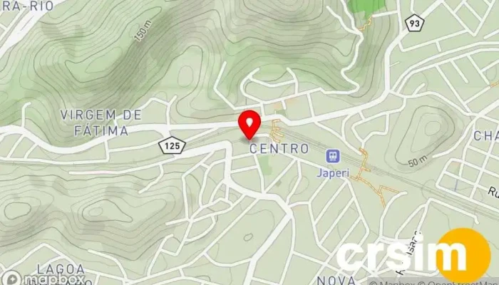 mapa de DONA BELLA CLOTHING STORE Loja de Roupa em Japeri