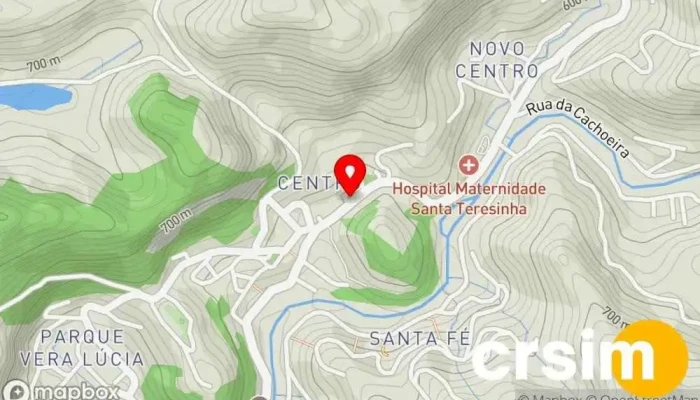 mapa de Donna Augusta Panificadora Padaria, Restaurante em São José do Vale do Rio Preto