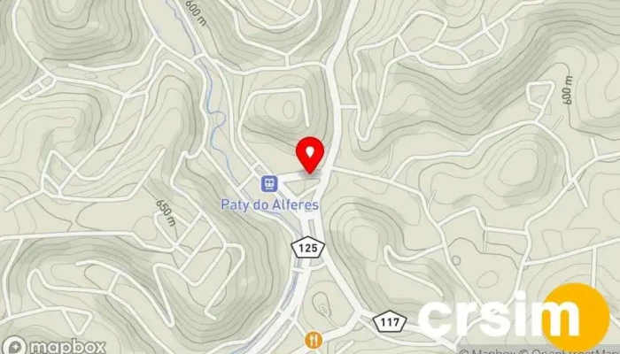 mapa de Édmais Loja de calçado em Paty do Alferes