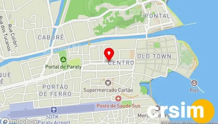 mapa de ÉDMAIS Paraty Loja de Roupa em Paraty
