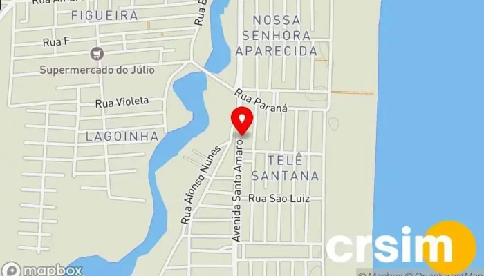 mapa de E.L Luxo Boutique Loja de Roupa em São João da Barra