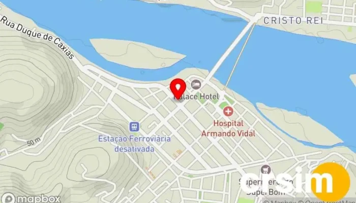 mapa de Eletro Quartz Loja de departamento em São Fidélis