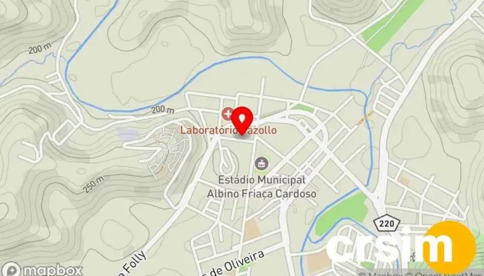 mapa de Eletrolar Porciuncula Loja de eletrodomésticos em Porciúncula