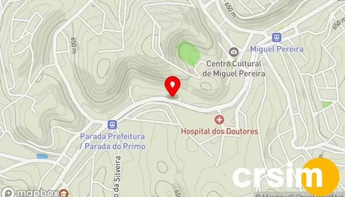 mapa de ELEVADA pijamas cirúrgicos e jalecos Costureira em Miguel Pereira