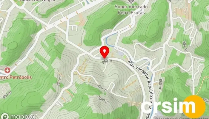 mapa de Empório 180 Loja de moda feminina, Loja de Roupa em Petrópolis