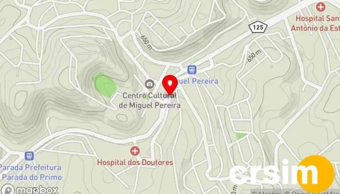 mapa de Empório Estiva Ltda Adega, Cafeteria, Loja de produtos naturais, Loja de presentes em Miguel Pereira