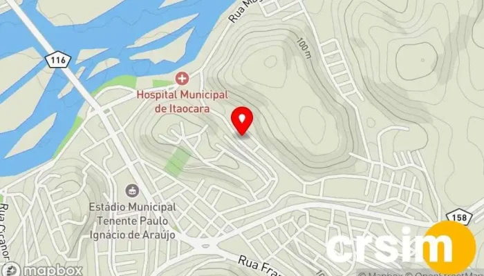 mapa de Emporium dos Vasos Loja de artigos para paisagismo em Itaocara