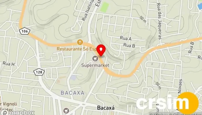 mapa de Eríntimas Loja de moda feminina em Saquarema