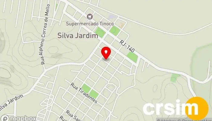 mapa de Espaço Equilíbrio Centro de saúde e beleza em Silva Jardim