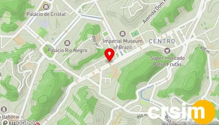mapa de Essencial Loja de Roupa em Petrópolis