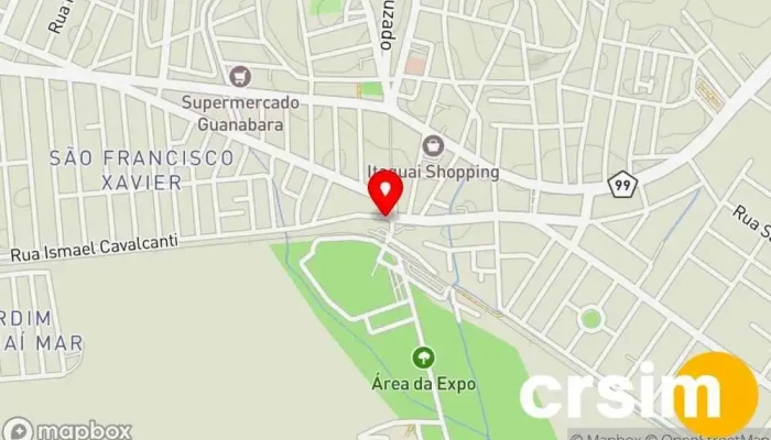mapa de Estação da Moda Loja de moda feminina em Itaguaí