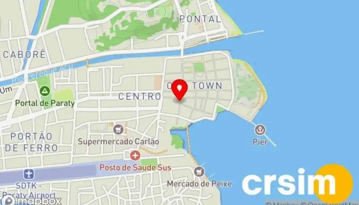mapa de Estilo Brasil Paraty Loja em Paraty
