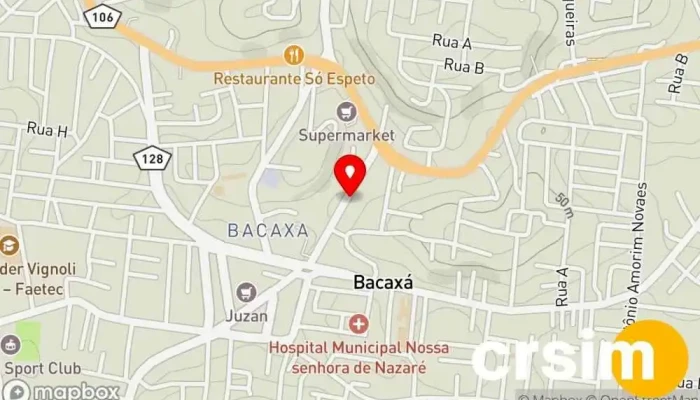 mapa de Exclusive Loja de Roupa em Saquarema