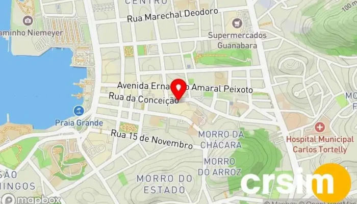 mapa de Exibida Loja de moda feminina em Niterói