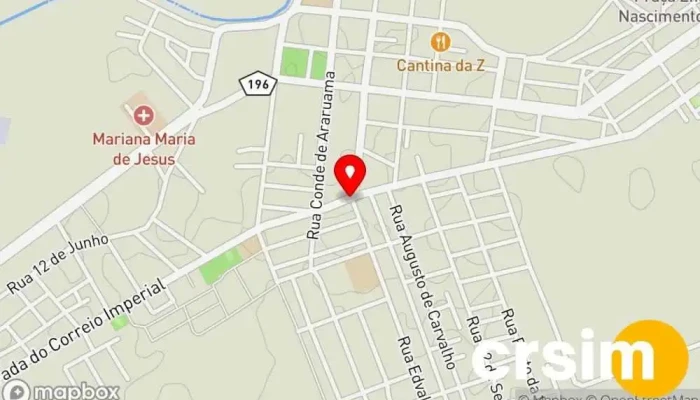 mapa de Fábrica De Óculos | Centro | Quissamã RJ Ótica, Loja de óculos de sol em Quissamã