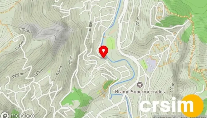mapa de Fábrica de Roupas Offi Rio Loja de Roupa em Petrópolis