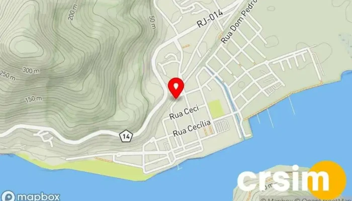 mapa de Farra multimarcas Loja de Roupa em Mangaratiba
