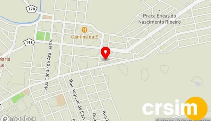 mapa de FÉ ferros material de construção e industria Loja de materiais de construção em Quissamã