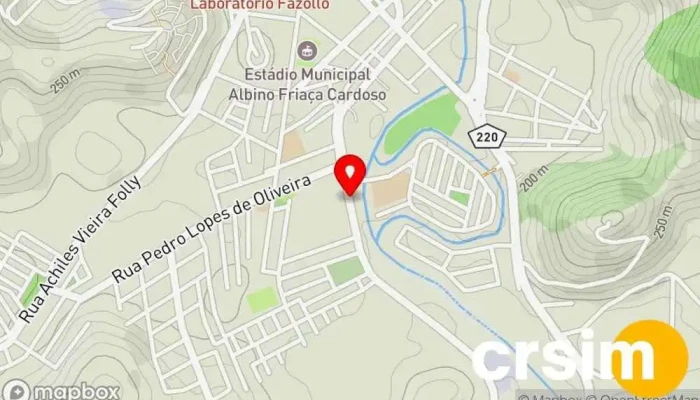 mapa de Flores e Cia Floricultura em Porciúncula