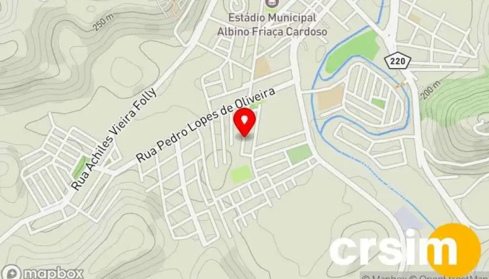 mapa de FORÇA LIVRE BIKE SHOP Loja de bicicleta, Oficina mecânica em Porciúncula