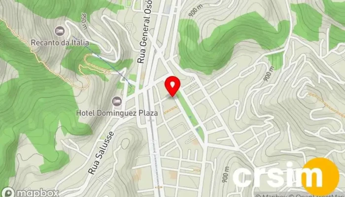 mapa de Friburgo Shopping Center Shopping center em Nova Friburgo