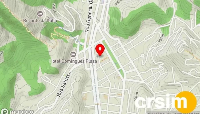 mapa de Friburgo Shopping Shopping center em Nova Friburgo
