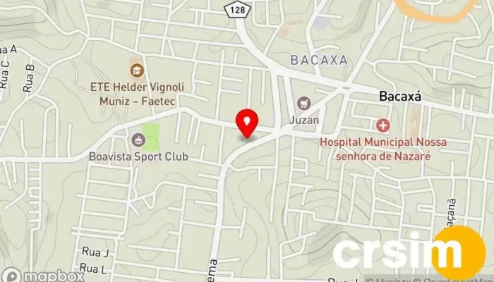 mapa de Galeria 5393 Shopping center em Saquarema