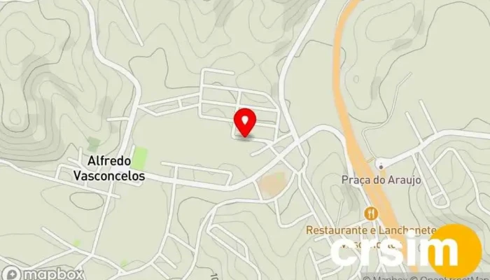 mapa de Galeria Festejar Shopping center em - Loteamento Bianchetti