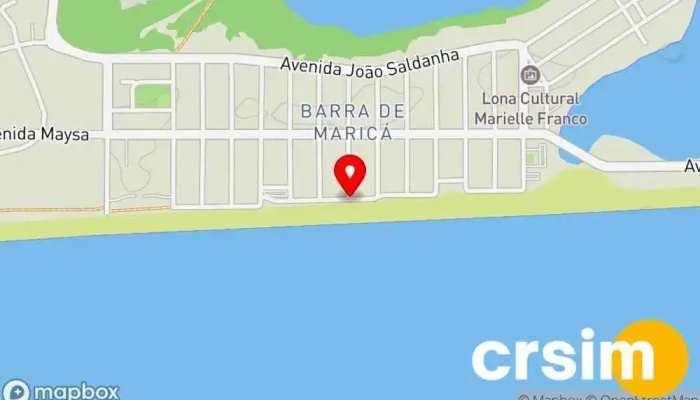 mapa de Gibella Beach Loja de roupas de praia em Maricá