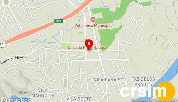 mapa de Girassol Makeup Loja de moda feminina, Loja de acessórios de moda em Itatiaia