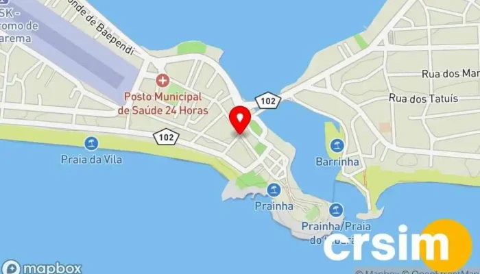 mapa de Glamour Modas Praia. Loja de Biquínis e Acessórios Loja de roupas de praia em Saquarema