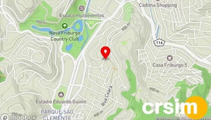 mapa de GMS BRAZIL Loja de Roupa em Nova Friburgo