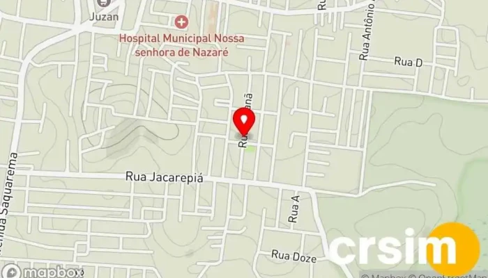 mapa de Guria Carioca Loja de moda feminina em Saquarema