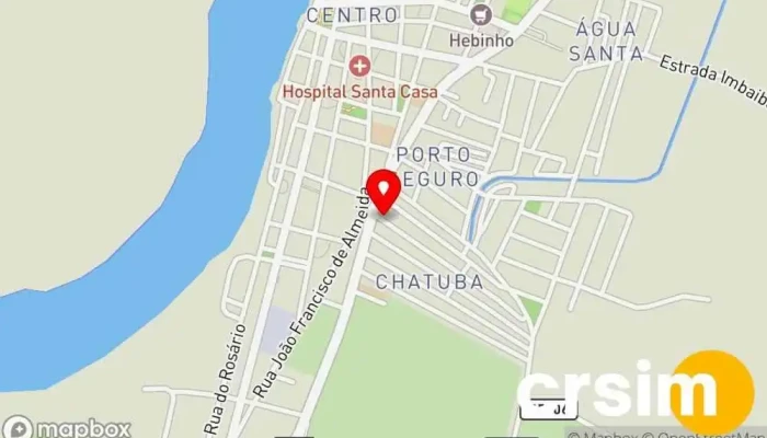 mapa de Happy Birthday SJB Loja de artigos para festas em São João da Barra