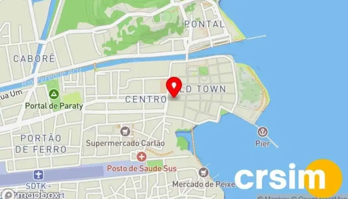 mapa de Havaianas Paraty Loja de calçado, Loja de acessórios de moda, Loja de moda masculina, Loja de moda feminina em Paraty