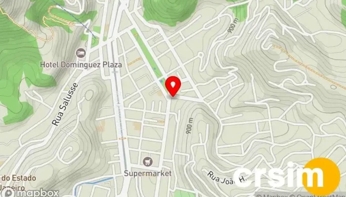 mapa de Hering Loja de Roupa, Loja de moda masculina, Loja de moda feminina em Nova Friburgo