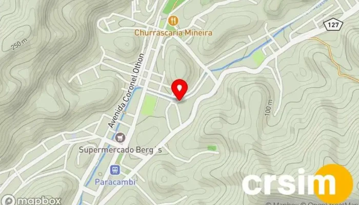 mapa de Hotel Boas Novas Paracambi Hotel em Paracambi