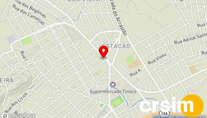 mapa de Iguabazar WR - Bazar Iguaba Grande Ltda Loja de materiais de construção em Iguaba Grande