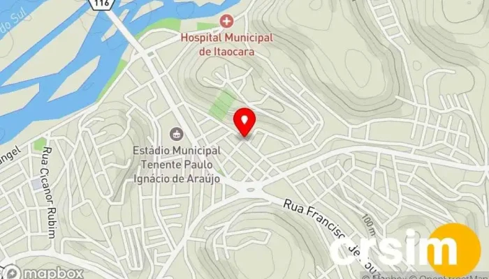 mapa de Imprima Gráfica Rápida de Itaocara Gráfica, Faixas e placas, Gráfica de etiquetas personalizadas, Impressão digital, Serviço de impressão digital, Impressões, Loja de placas, Fabricante de adesivos em Itaocara