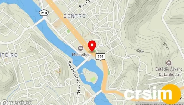 mapa de INNOVARE Roupas e Acessórios Loja de Roupa em Itaperuna