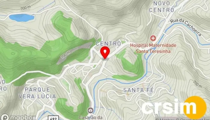 mapa de Inove Paradise Loja de Roupa em São José do Vale do Rio Preto