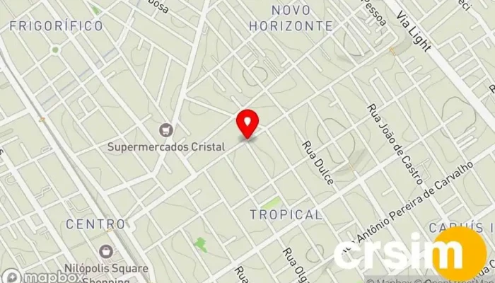 mapa de Integra Biquínis Loja de roupas de praia em Nilópolis