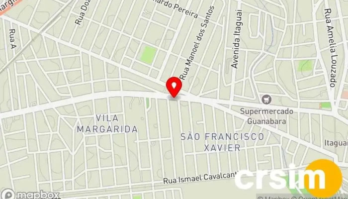 mapa de J Modas Loja de Roupa em Itaguaí