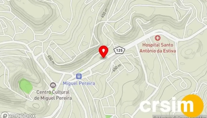 mapa de JALEX - MAT. DE CONST. - PATY DO ALFERES Loja de materiais de construção em Paty do Alferes
