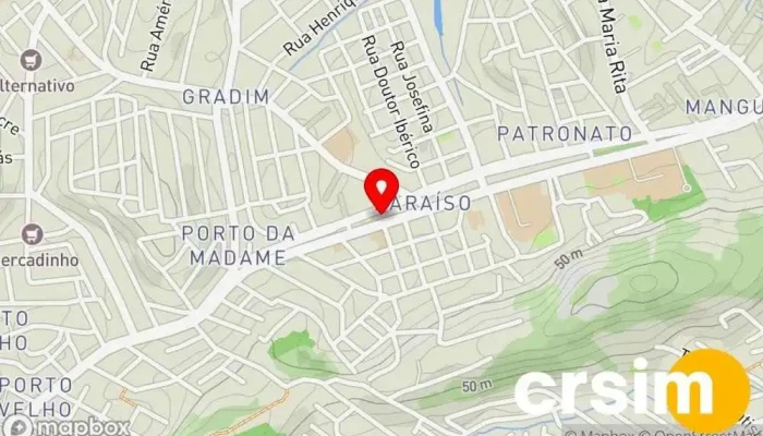 mapa de Jhony Multimarcas Paraíso Loja de Roupa em São Gonçalo