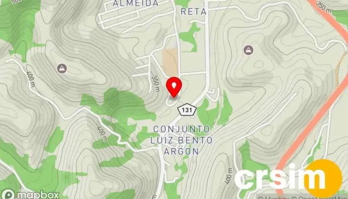 mapa de Jmca Vestuário Loja de Roupa em Comendador Levy Gasparian