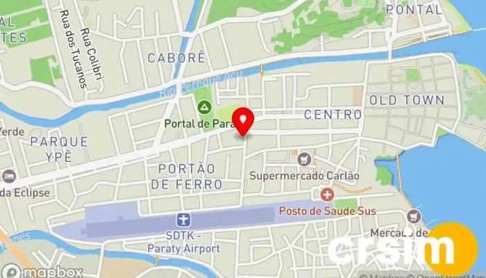 mapa de Kaylon Anime Loja de artigos colecionáveis, Loja de Roupa, Loja de Videogame em Paraty