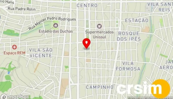 mapa de Klikos Alfenas Loja de calçado em - Centro