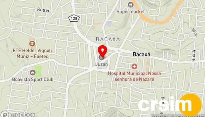 mapa de Kuecas Moda Masculina Loja de moda masculina em Saquarema